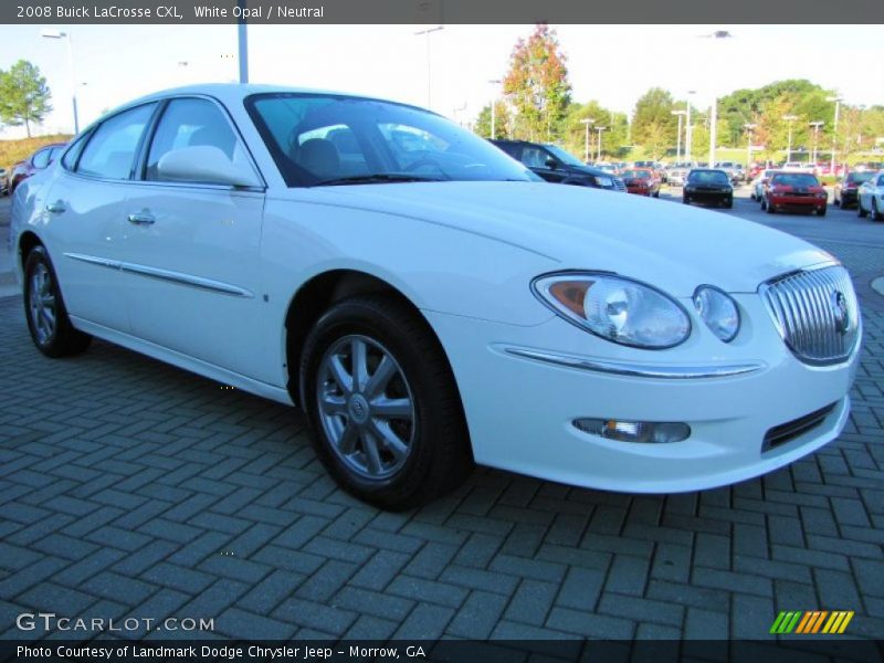 White Opal / Neutral 2008 Buick LaCrosse CXL