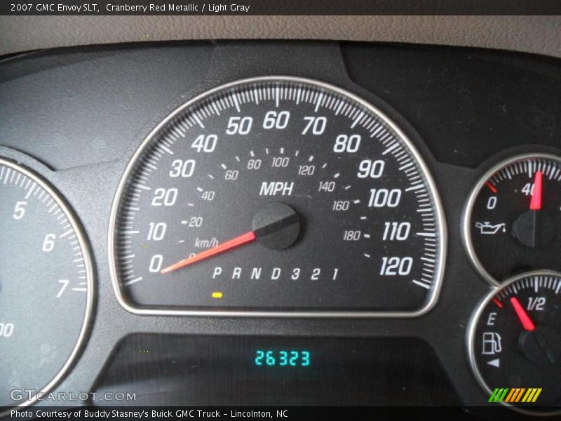 Cranberry Red Metallic / Light Gray 2007 GMC Envoy SLT