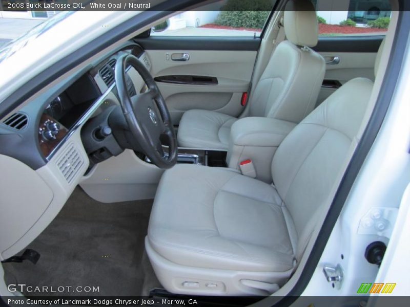 White Opal / Neutral 2008 Buick LaCrosse CXL