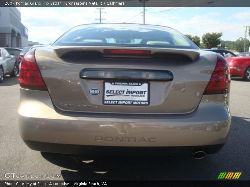 Bronzestone Metallic / Cashmere 2007 Pontiac Grand Prix Sedan