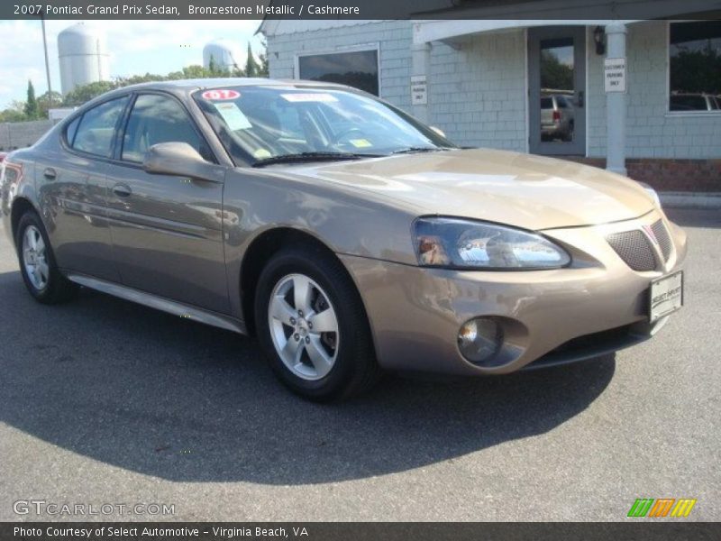 Bronzestone Metallic / Cashmere 2007 Pontiac Grand Prix Sedan