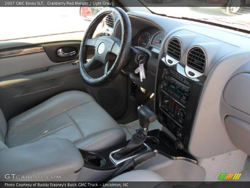 Cranberry Red Metallic / Light Gray 2007 GMC Envoy SLT