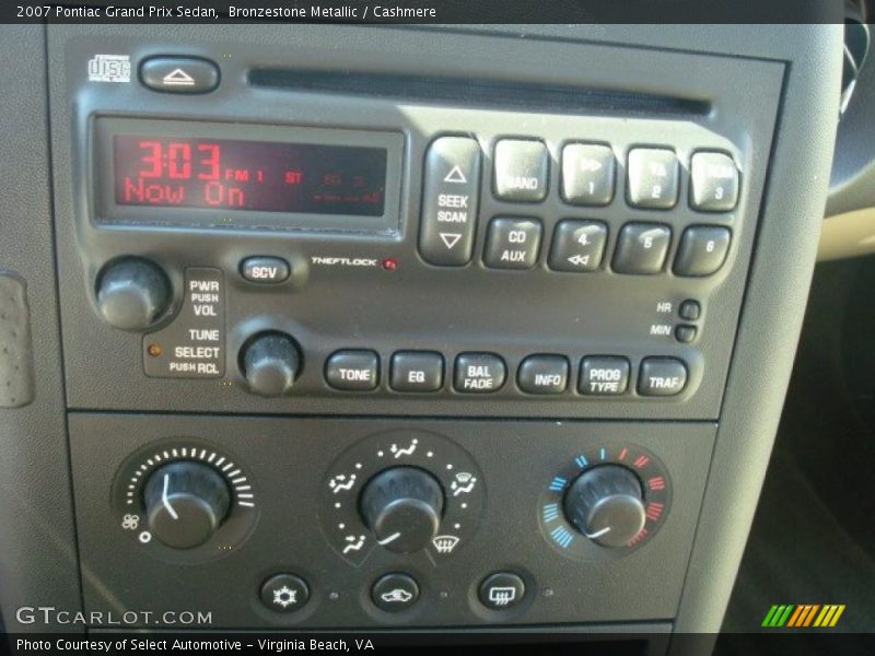 Bronzestone Metallic / Cashmere 2007 Pontiac Grand Prix Sedan