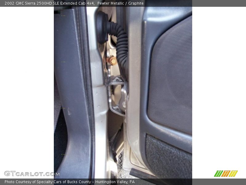 Pewter Metallic / Graphite 2002 GMC Sierra 2500HD SLE Extended Cab 4x4