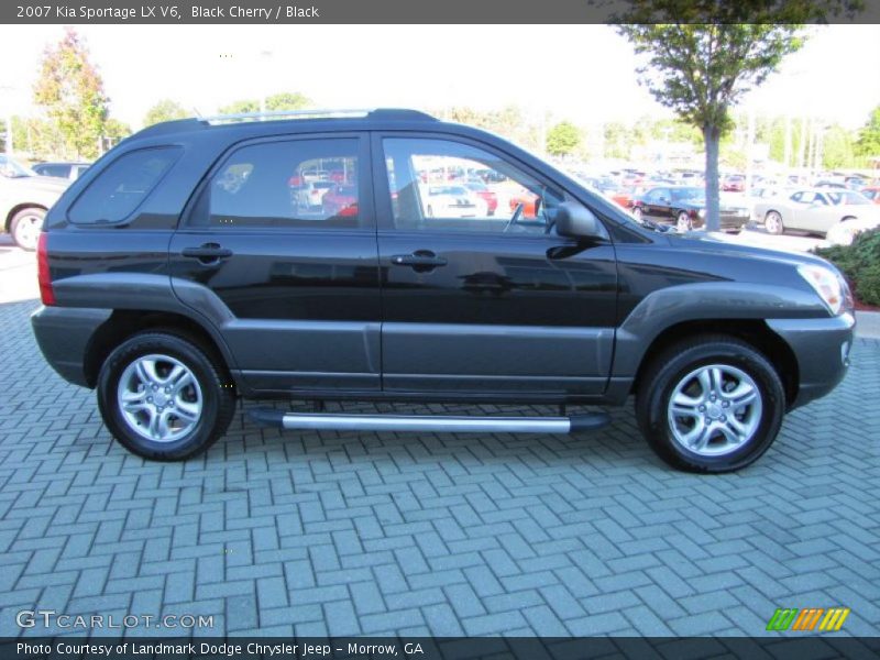 Black Cherry / Black 2007 Kia Sportage LX V6