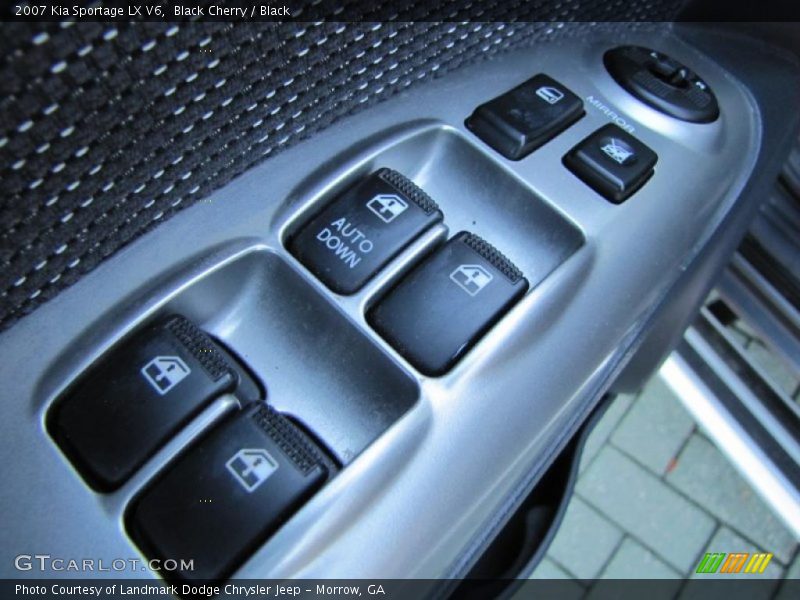 Black Cherry / Black 2007 Kia Sportage LX V6