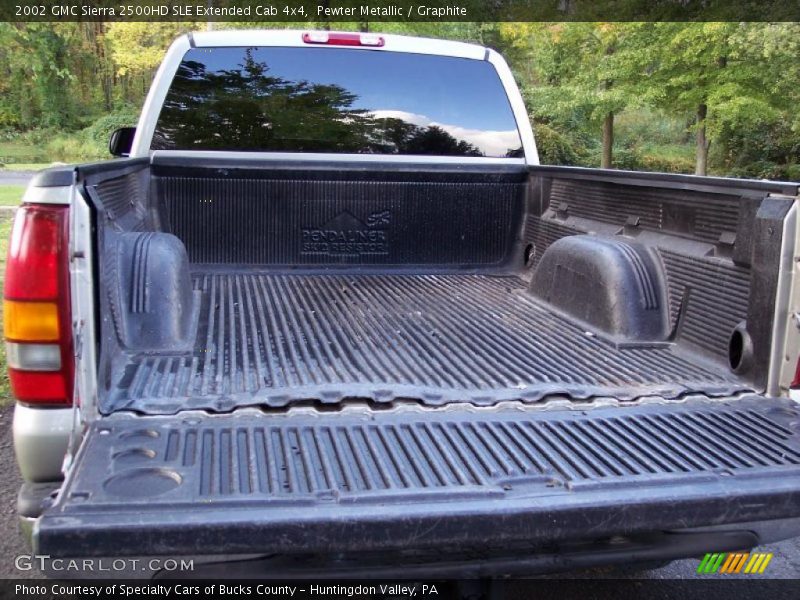 Pewter Metallic / Graphite 2002 GMC Sierra 2500HD SLE Extended Cab 4x4