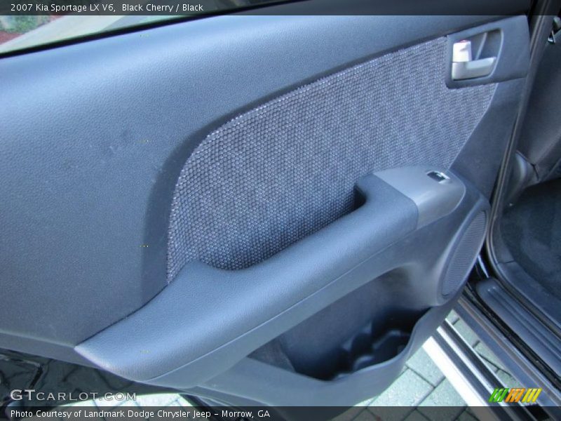 Black Cherry / Black 2007 Kia Sportage LX V6