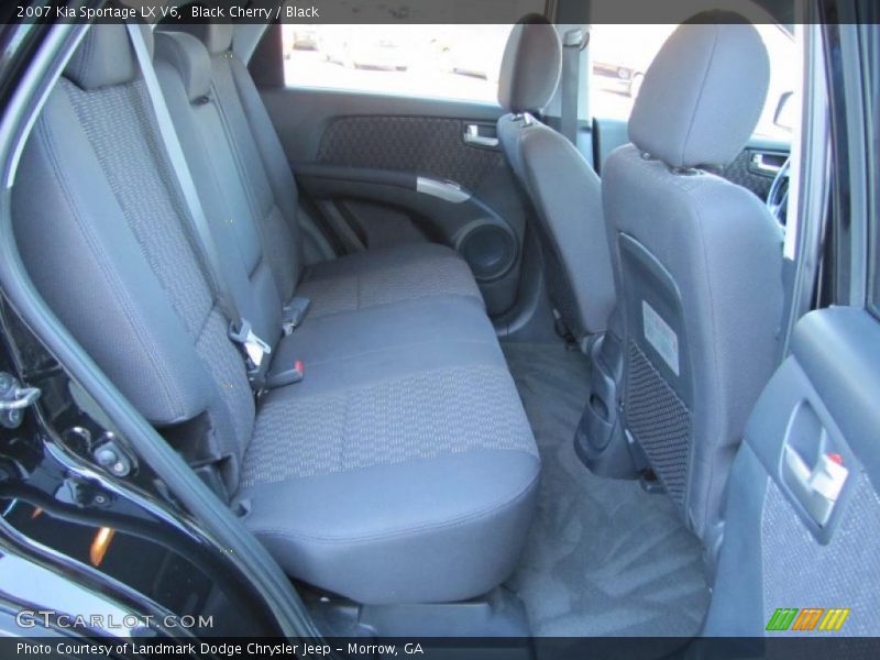 Black Cherry / Black 2007 Kia Sportage LX V6