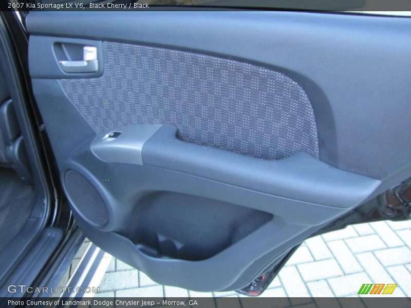 Black Cherry / Black 2007 Kia Sportage LX V6