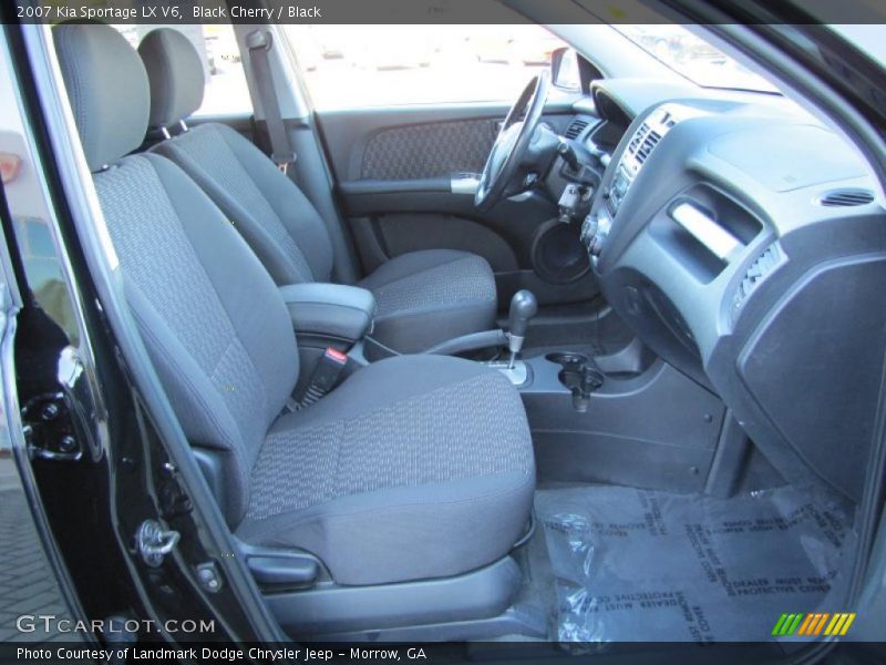 Black Cherry / Black 2007 Kia Sportage LX V6