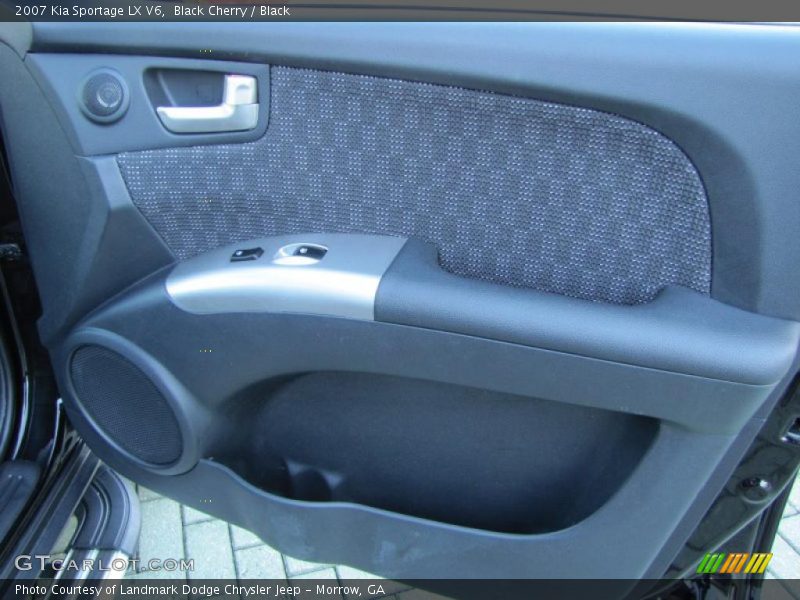 Black Cherry / Black 2007 Kia Sportage LX V6