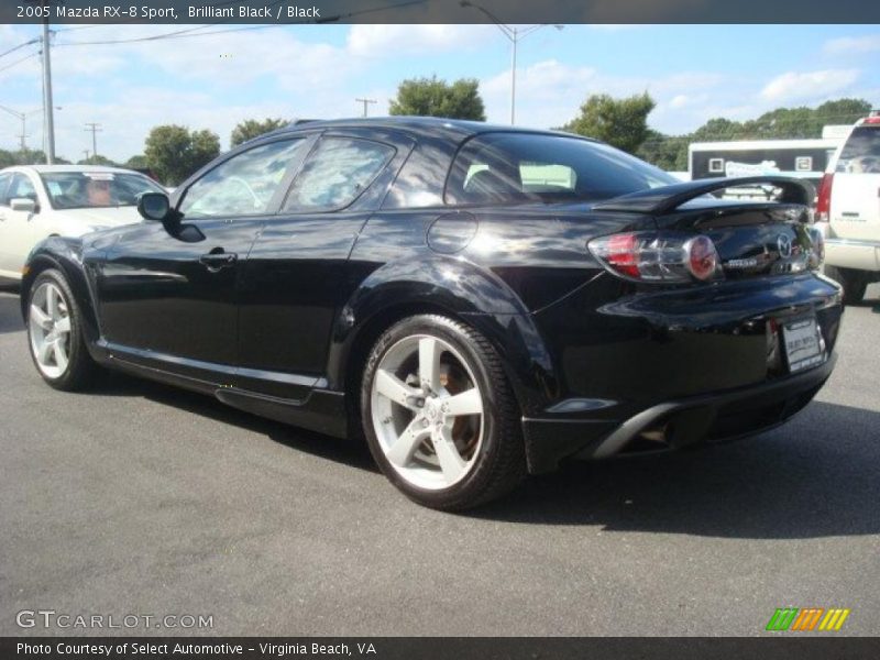 Brilliant Black / Black 2005 Mazda RX-8 Sport