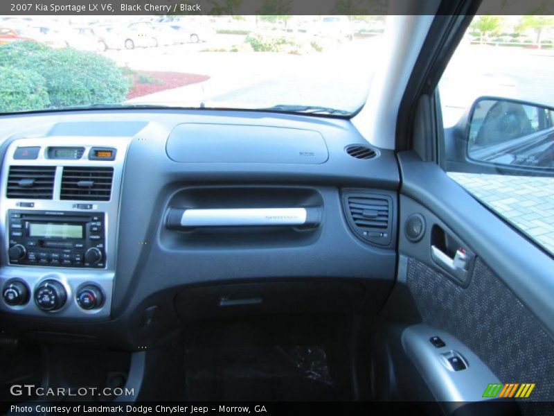 Black Cherry / Black 2007 Kia Sportage LX V6