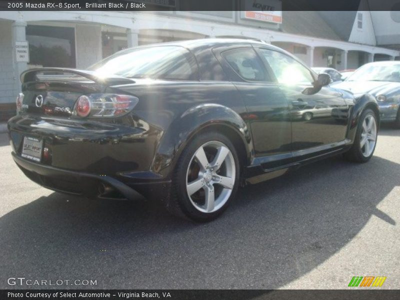 Brilliant Black / Black 2005 Mazda RX-8 Sport