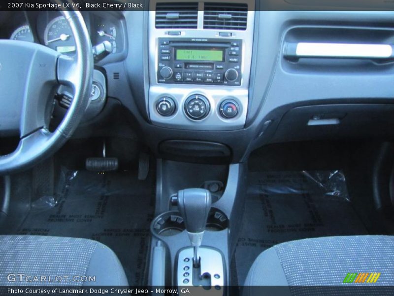 Black Cherry / Black 2007 Kia Sportage LX V6