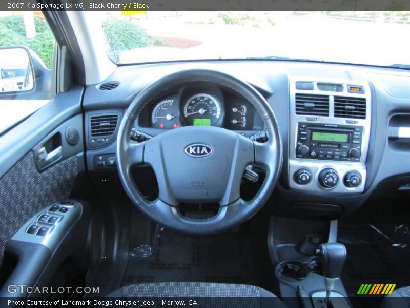 Black Cherry / Black 2007 Kia Sportage LX V6