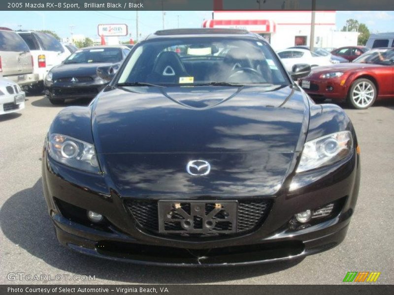 Brilliant Black / Black 2005 Mazda RX-8 Sport