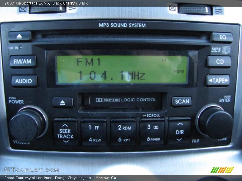 Black Cherry / Black 2007 Kia Sportage LX V6