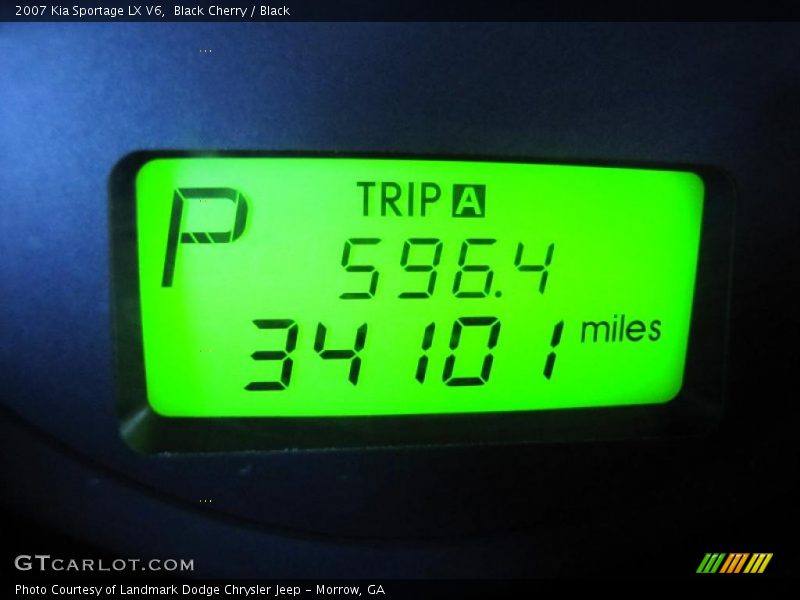 Black Cherry / Black 2007 Kia Sportage LX V6