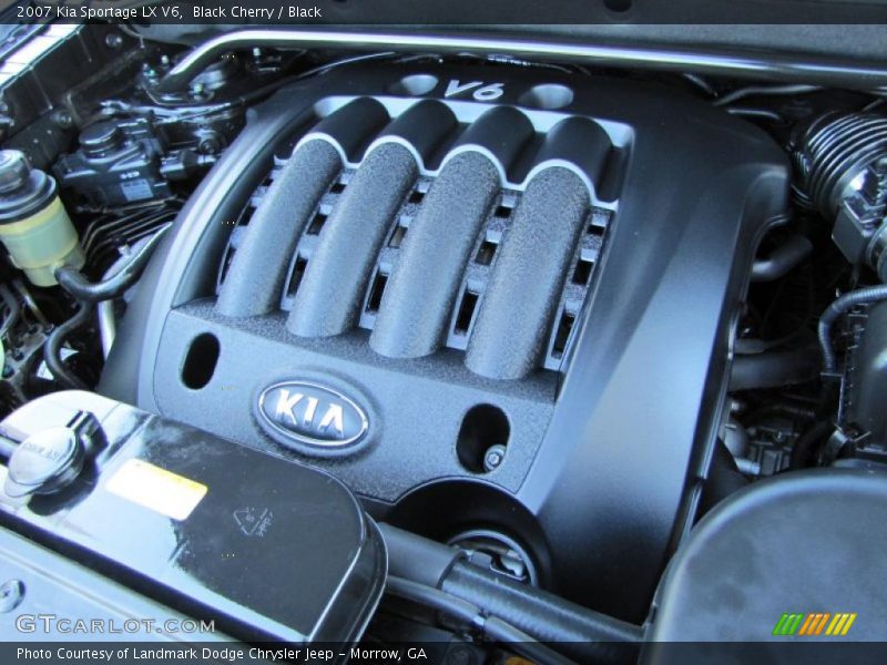 Black Cherry / Black 2007 Kia Sportage LX V6