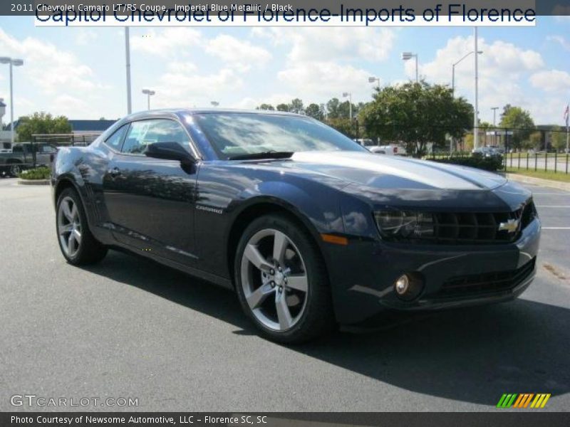 Imperial Blue Metallic / Black 2011 Chevrolet Camaro LT/RS Coupe