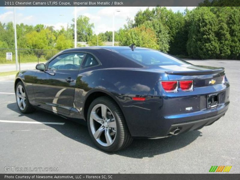 Imperial Blue Metallic / Black 2011 Chevrolet Camaro LT/RS Coupe