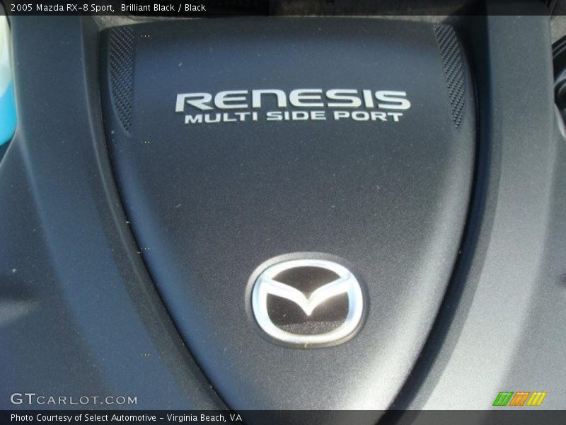 Brilliant Black / Black 2005 Mazda RX-8 Sport