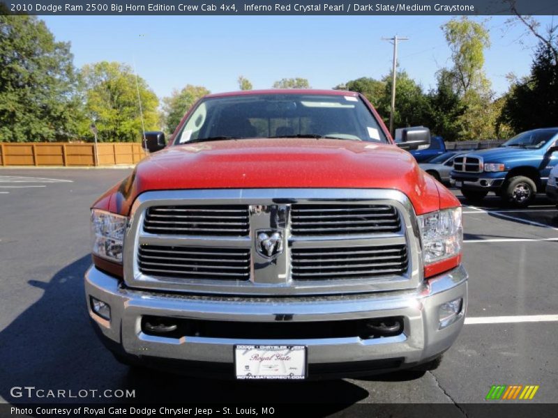 Inferno Red Crystal Pearl / Dark Slate/Medium Graystone 2010 Dodge Ram 2500 Big Horn Edition Crew Cab 4x4