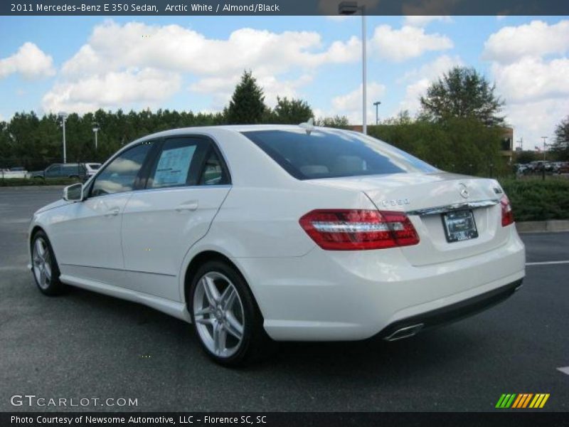 Arctic White / Almond/Black 2011 Mercedes-Benz E 350 Sedan