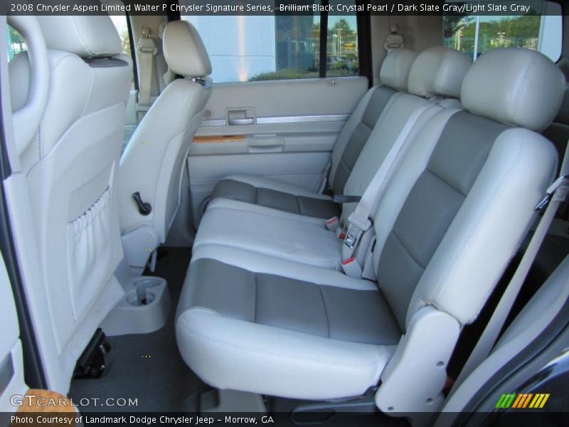 Brilliant Black Crystal Pearl / Dark Slate Gray/Light Slate Gray 2008 Chrysler Aspen Limited Walter P Chrysler Signature Series