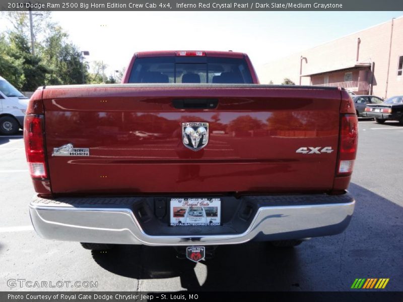 Inferno Red Crystal Pearl / Dark Slate/Medium Graystone 2010 Dodge Ram 2500 Big Horn Edition Crew Cab 4x4