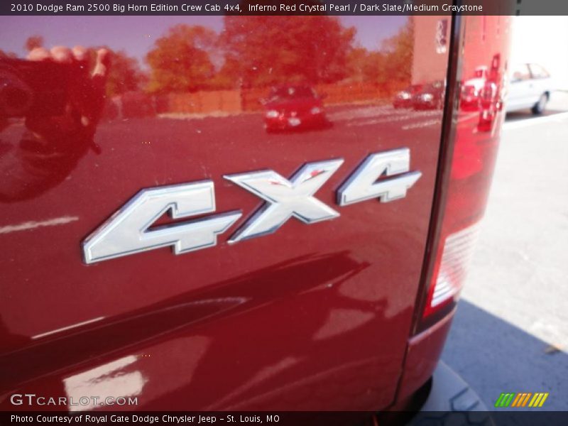 Inferno Red Crystal Pearl / Dark Slate/Medium Graystone 2010 Dodge Ram 2500 Big Horn Edition Crew Cab 4x4