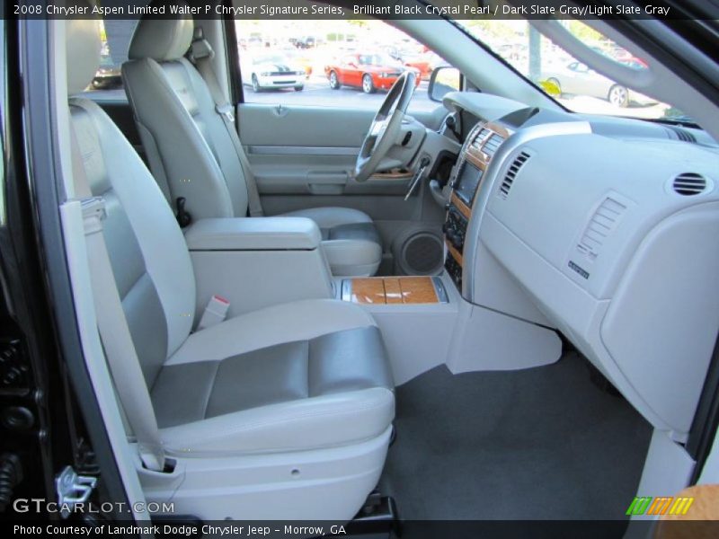 Brilliant Black Crystal Pearl / Dark Slate Gray/Light Slate Gray 2008 Chrysler Aspen Limited Walter P Chrysler Signature Series