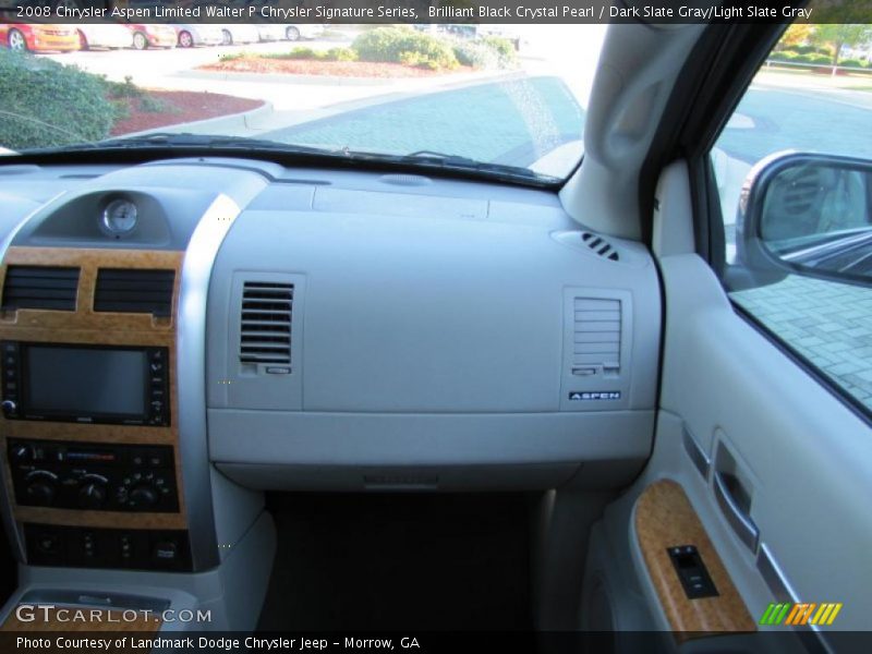 Brilliant Black Crystal Pearl / Dark Slate Gray/Light Slate Gray 2008 Chrysler Aspen Limited Walter P Chrysler Signature Series