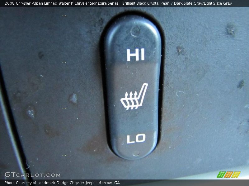 Brilliant Black Crystal Pearl / Dark Slate Gray/Light Slate Gray 2008 Chrysler Aspen Limited Walter P Chrysler Signature Series