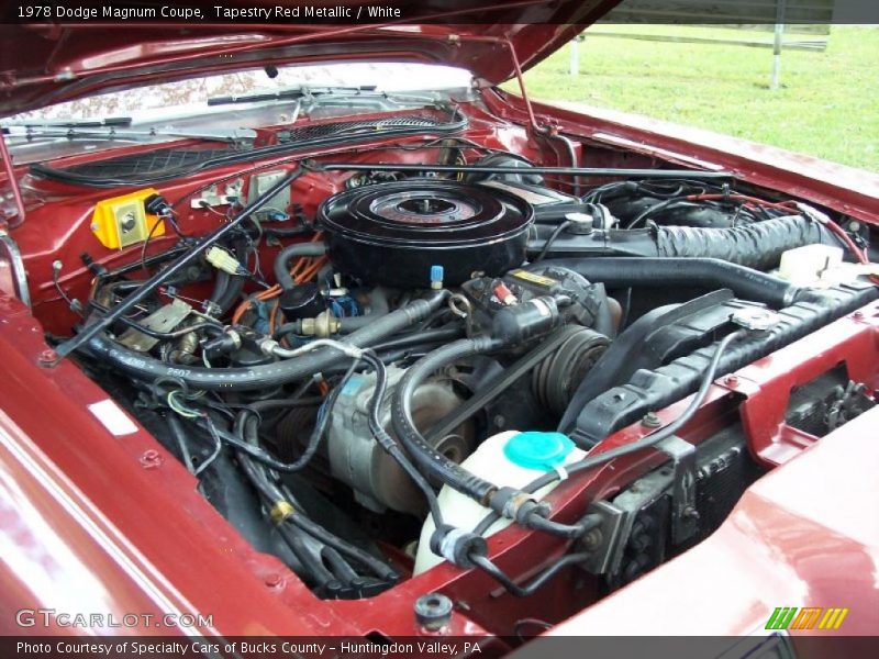  1978 Magnum Coupe Engine - 400 cid OHV 16-Valve V8