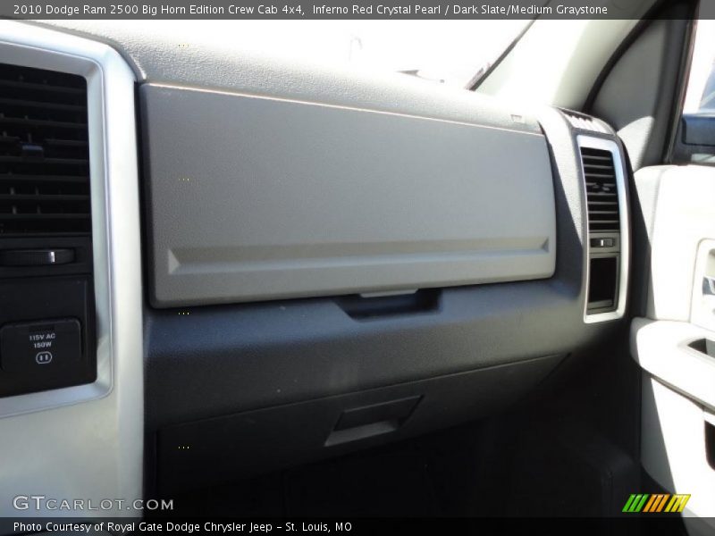 Inferno Red Crystal Pearl / Dark Slate/Medium Graystone 2010 Dodge Ram 2500 Big Horn Edition Crew Cab 4x4