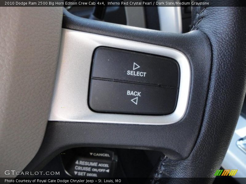 Inferno Red Crystal Pearl / Dark Slate/Medium Graystone 2010 Dodge Ram 2500 Big Horn Edition Crew Cab 4x4