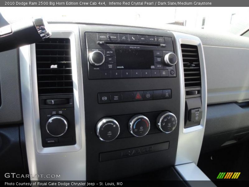 Inferno Red Crystal Pearl / Dark Slate/Medium Graystone 2010 Dodge Ram 2500 Big Horn Edition Crew Cab 4x4