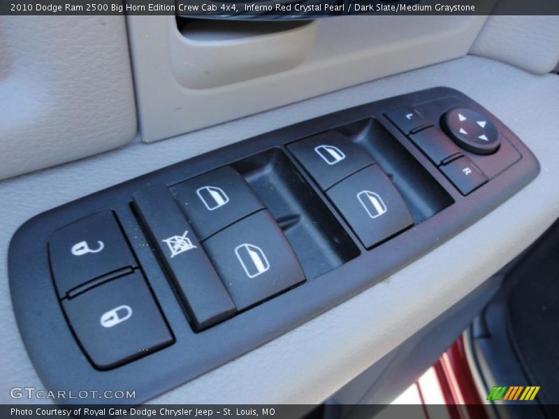 Inferno Red Crystal Pearl / Dark Slate/Medium Graystone 2010 Dodge Ram 2500 Big Horn Edition Crew Cab 4x4