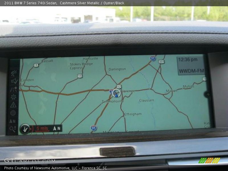 Cashmere Silver Metallic / Oyster/Black 2011 BMW 7 Series 740i Sedan