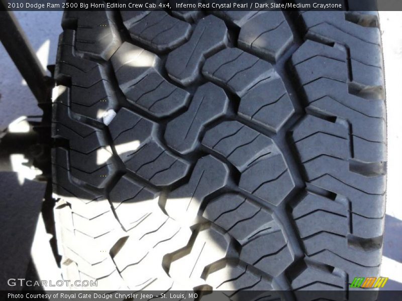 Inferno Red Crystal Pearl / Dark Slate/Medium Graystone 2010 Dodge Ram 2500 Big Horn Edition Crew Cab 4x4