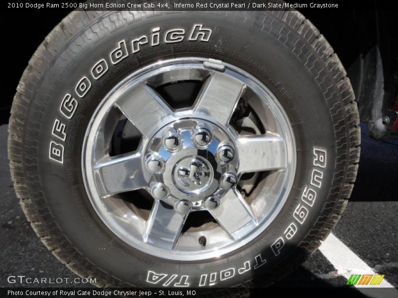 Inferno Red Crystal Pearl / Dark Slate/Medium Graystone 2010 Dodge Ram 2500 Big Horn Edition Crew Cab 4x4