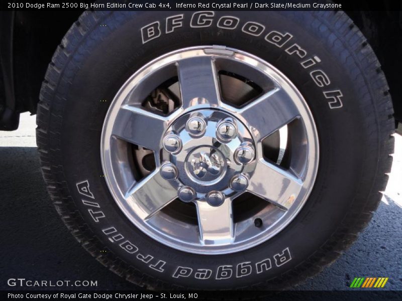 Inferno Red Crystal Pearl / Dark Slate/Medium Graystone 2010 Dodge Ram 2500 Big Horn Edition Crew Cab 4x4