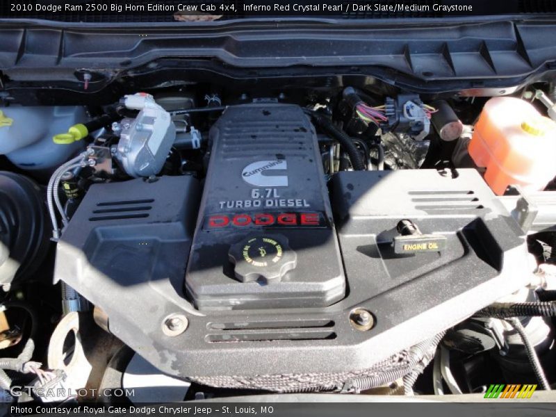 Inferno Red Crystal Pearl / Dark Slate/Medium Graystone 2010 Dodge Ram 2500 Big Horn Edition Crew Cab 4x4