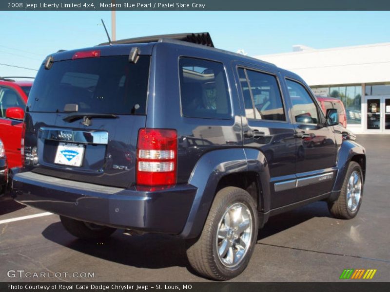 Modern Blue Pearl / Pastel Slate Gray 2008 Jeep Liberty Limited 4x4