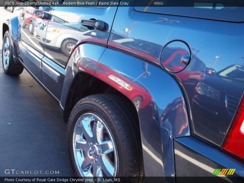 Modern Blue Pearl / Pastel Slate Gray 2008 Jeep Liberty Limited 4x4
