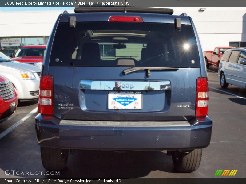Modern Blue Pearl / Pastel Slate Gray 2008 Jeep Liberty Limited 4x4