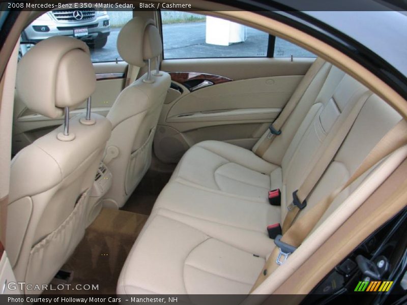 Black / Cashmere 2008 Mercedes-Benz E 350 4Matic Sedan